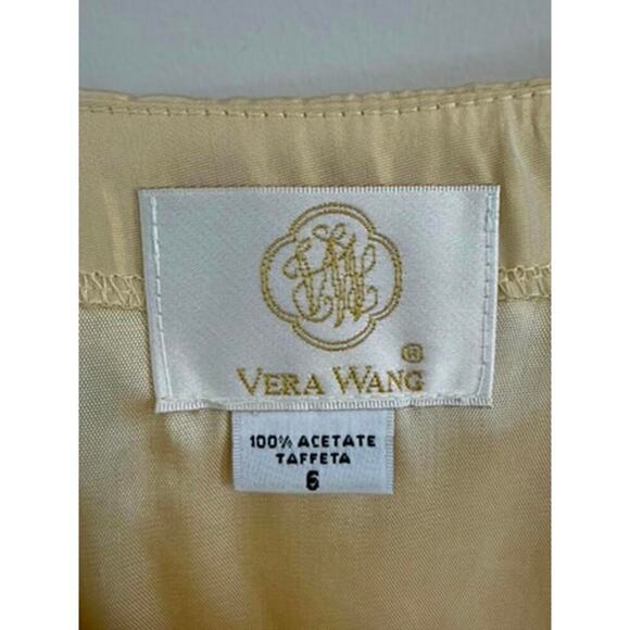 Vintage Vera Wang Shimmer Champaign Tafeta Skirt - Size 6 - Excellent Condition - Picture 6 of 6